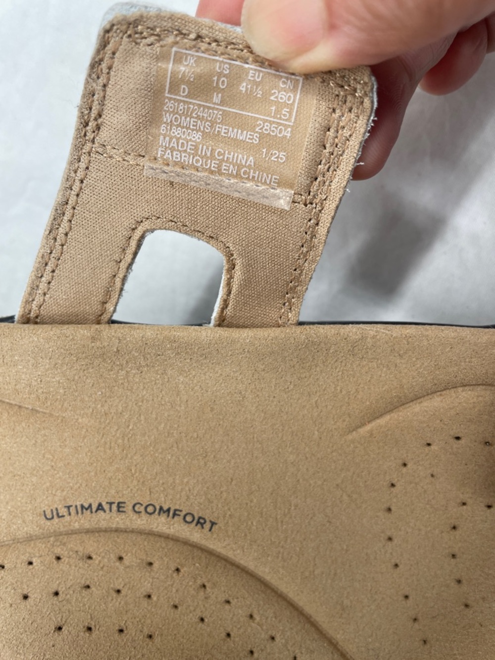 NEW! Clarks Merliah Belle Leather Wedge Sandals. 10M. - Picture 2 of 16